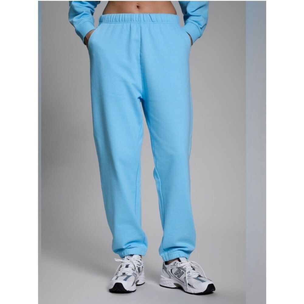 Year of ours jogger sweatpants blue size medium large
